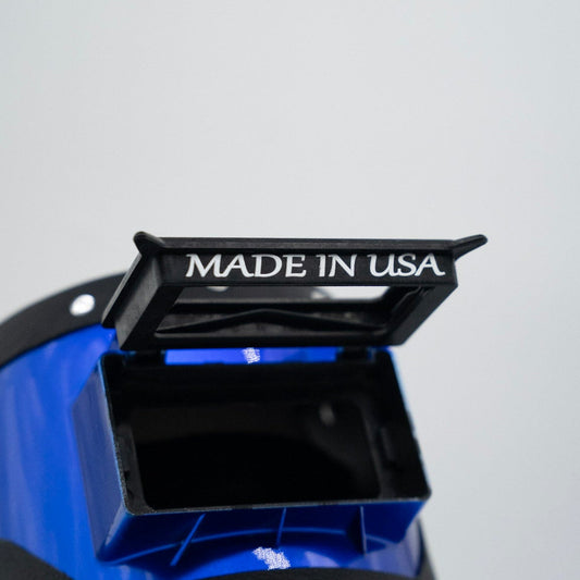 Tiger Scoop Pro - Blue On Black Leather