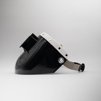 Tiger Scoop - Black On White Leather