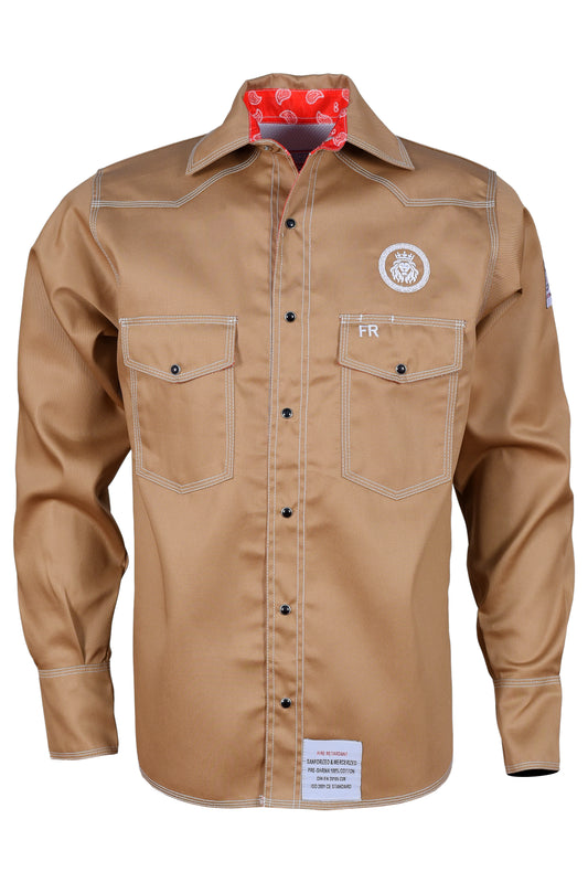 Pipeliner Khaki Red Paisley