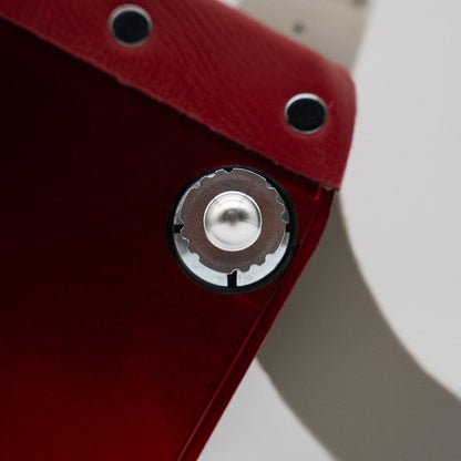 Tiger Scoop - Red On Red Leather