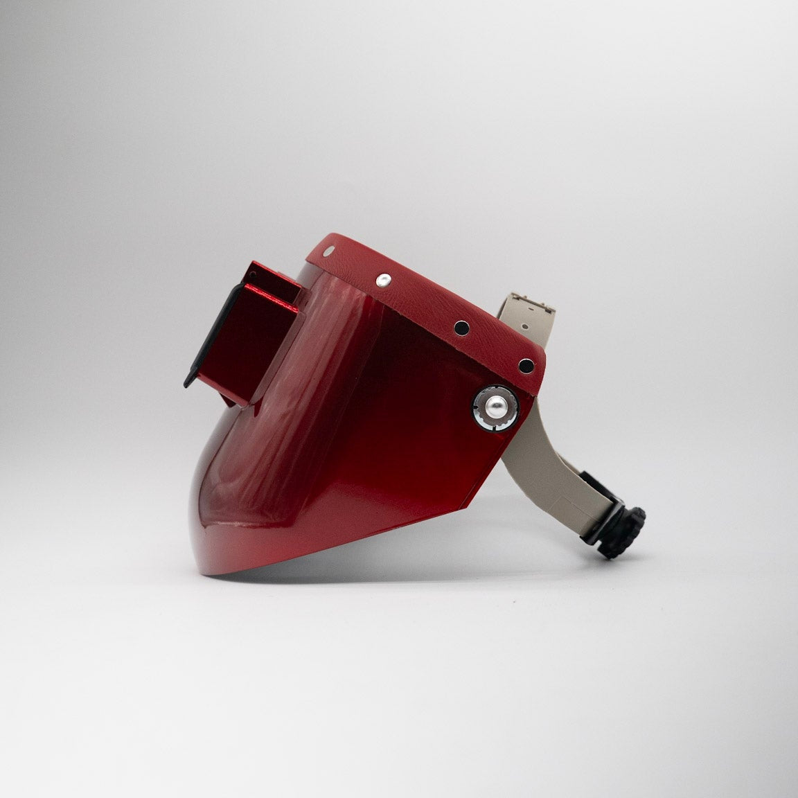 Tiger Scoop - Red On Red Leather