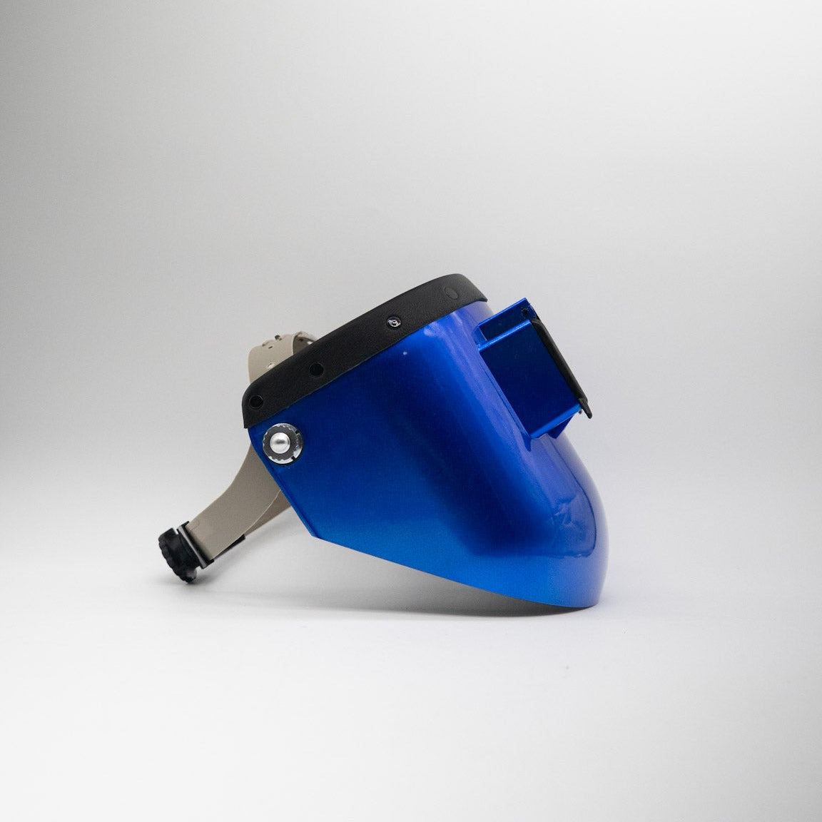 Tiger Scoop - Blue On Black Leather
