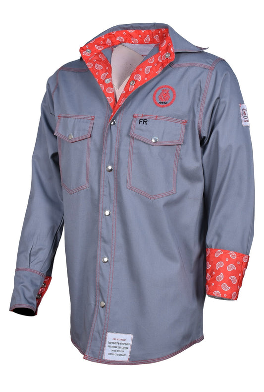 Gray Paisley FR
