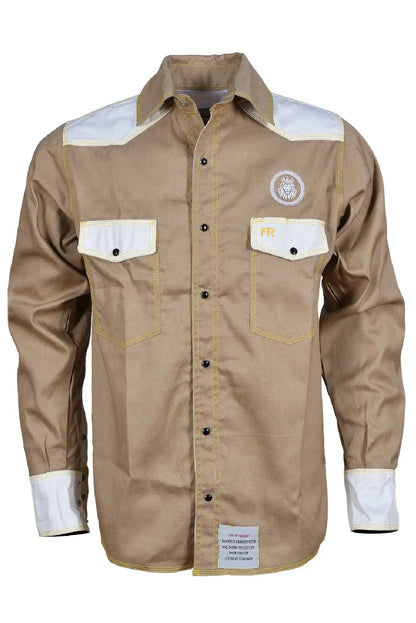 khaki White Combination FR