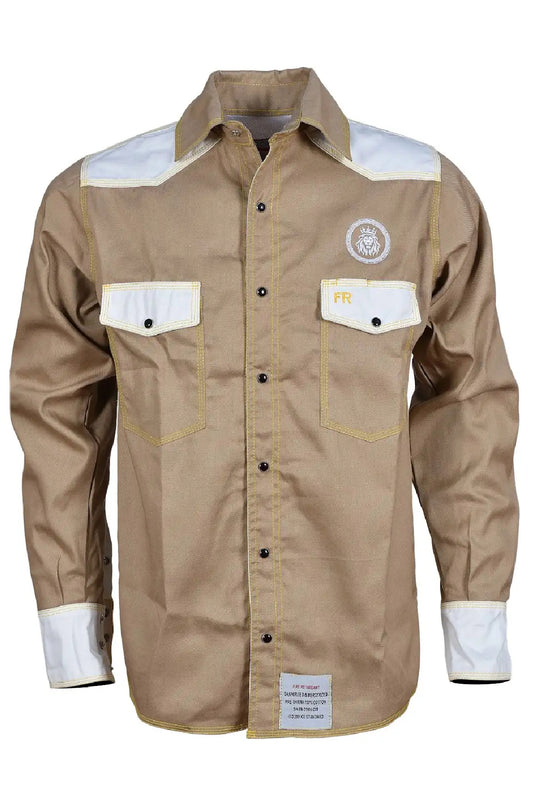 khaki White Combination FR