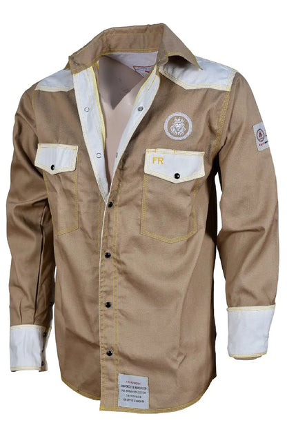 khaki White Combination FR